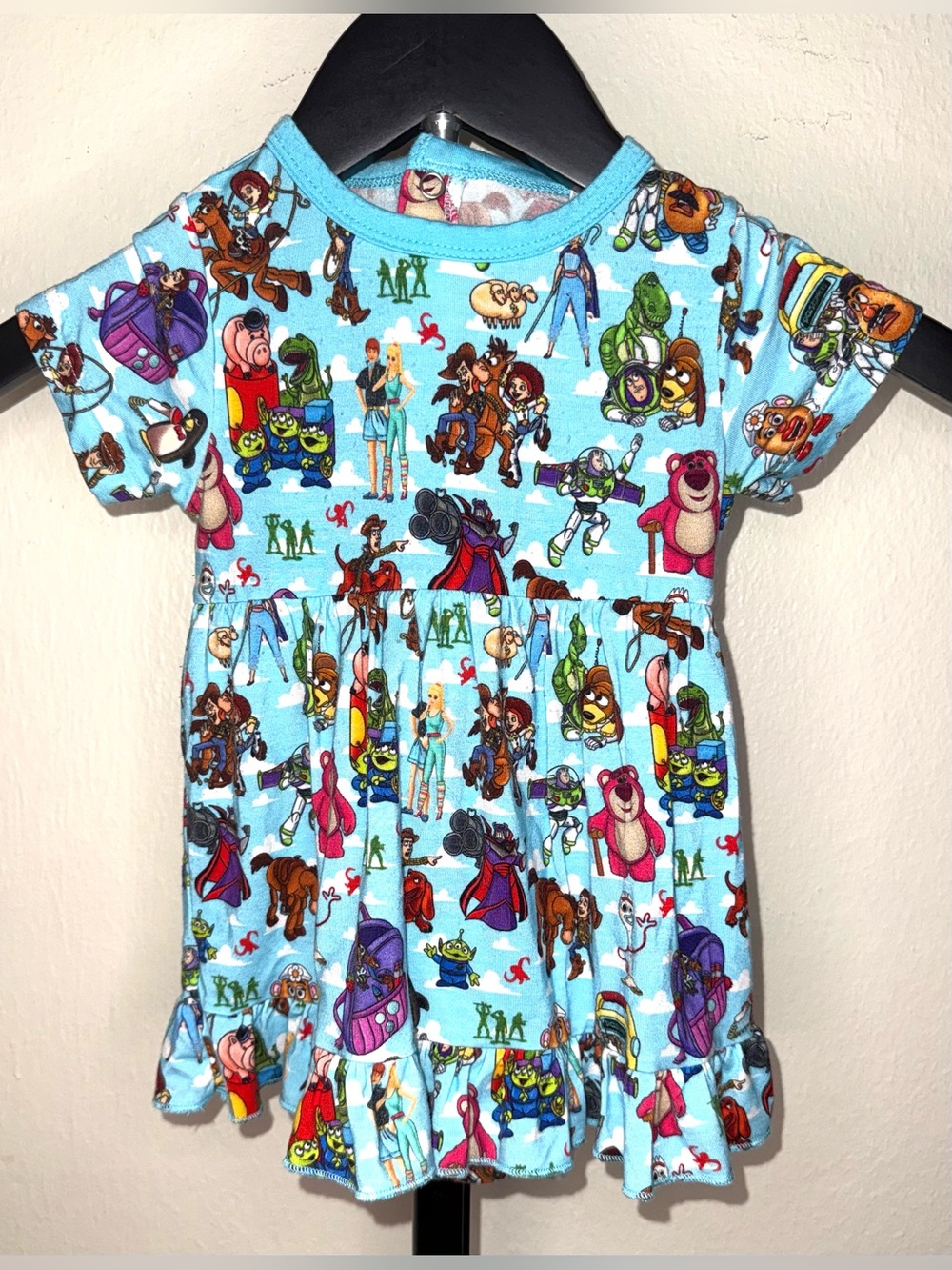 Showstoppers "Toy Story" Bamboo Twirl Bodysuit Dress, size 12/18 mos, EUC